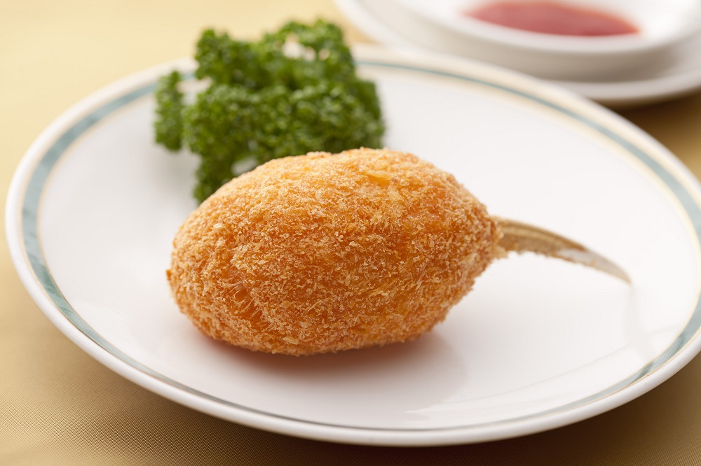 蟹のつめの揚げ物