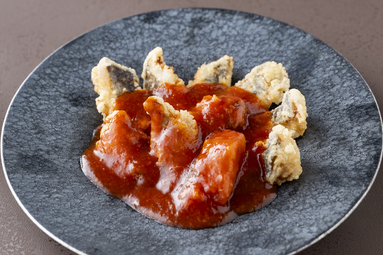 白身魚のチリソース（ランチ限定）