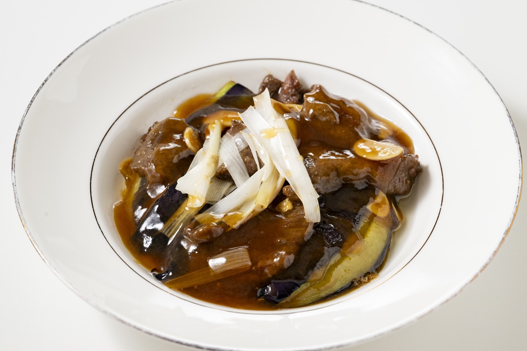 牛肉と茄子の醤油煮込み