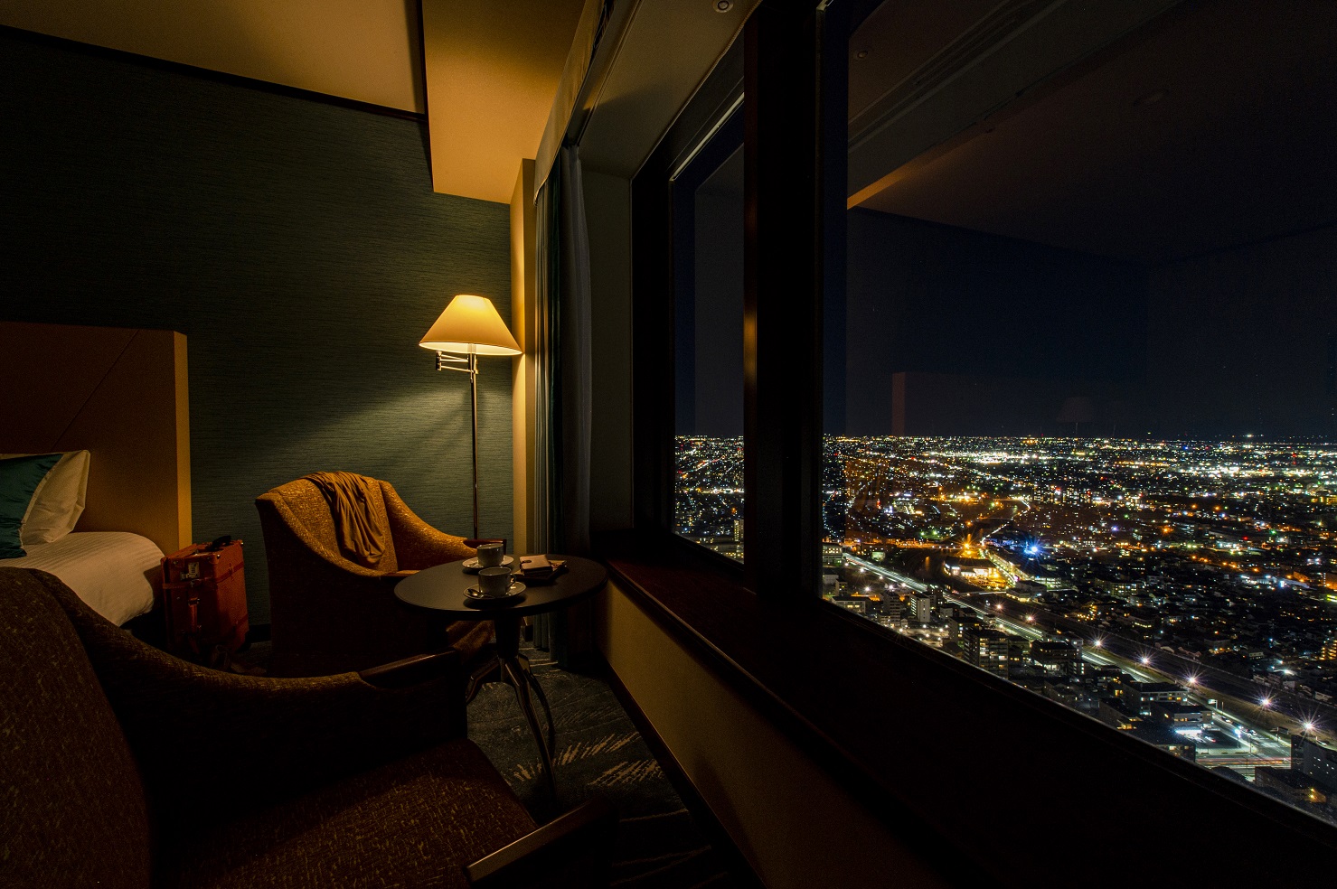客室からの夜景