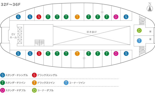 フロアマップ_スタンダードフロア